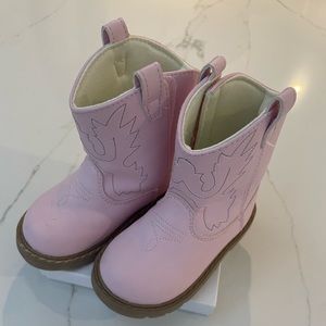 Baby Deer Light Pink Cowgirl Boots, Worn Once!